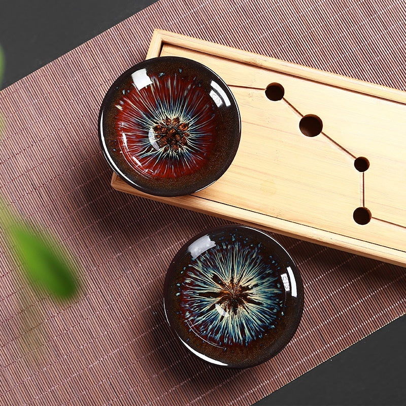 Ceramic Personal Jun Kiln Vintage Teaware