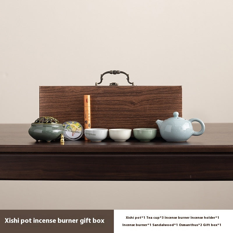 National Tide Palace Museum's Cultural And Creative Products Teaware Gifts Suit