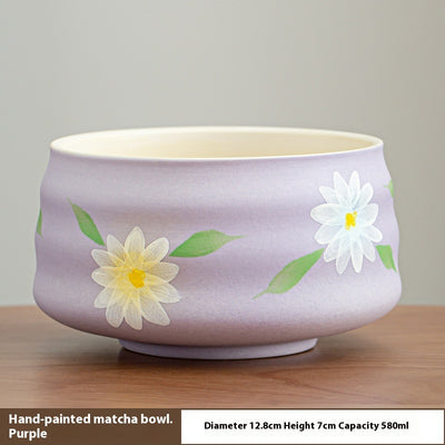 Hand-painted Matcha Bowl Ceramic Teaware Accessories Tea Art Tools