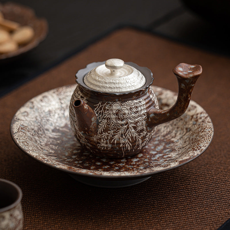 Large Capacity Stoneware Kung Fu Tea Teaware Teapot Single Teapot Household Tea Maker