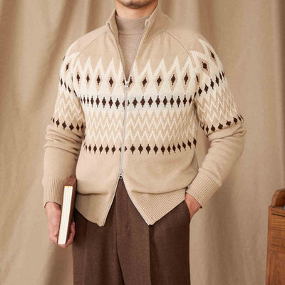 Wool Blend Ribbed Pattern Hemline Top