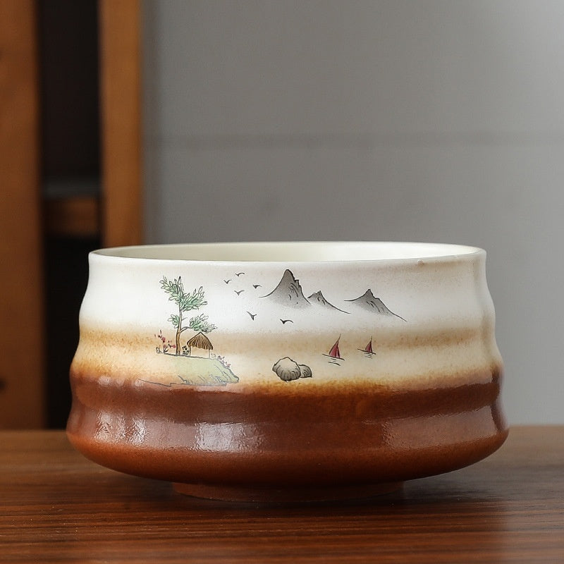 That Is, Round Matcha Bowl Ceramic Teaware Accessories Tea Whisk Utensils Sets