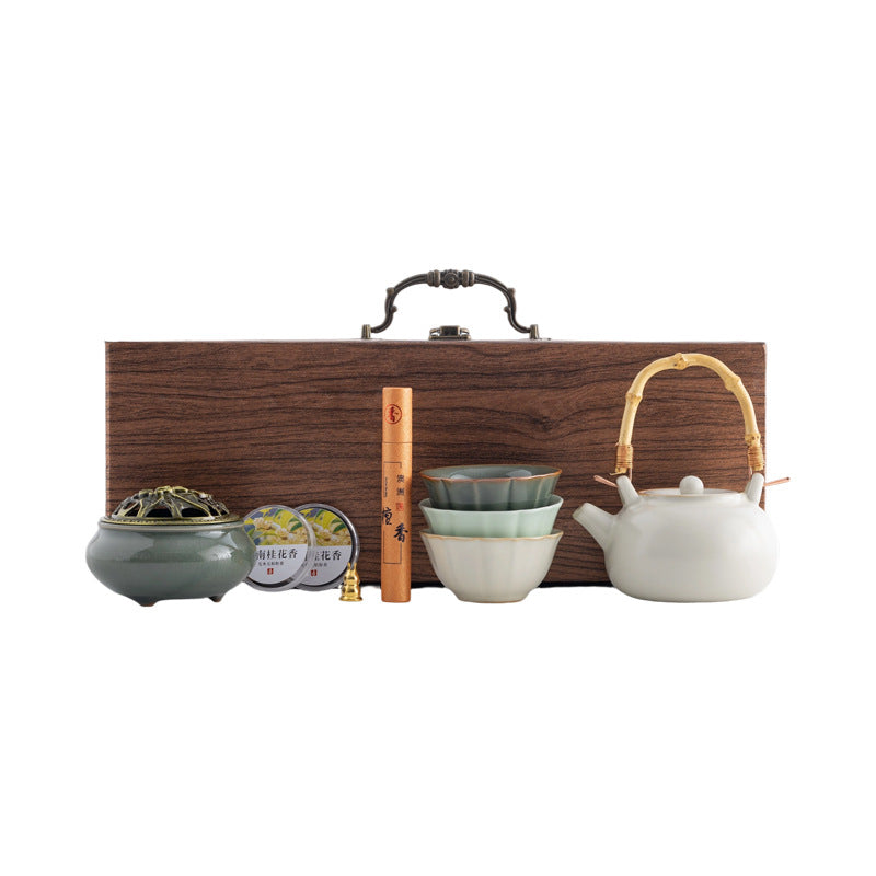 National Tide Palace Museum's Cultural And Creative Products Teaware Gifts Suit