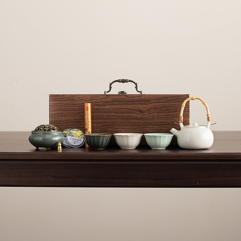 National Tide Palace Museum's Cultural And Creative Products Teaware Gifts Suit