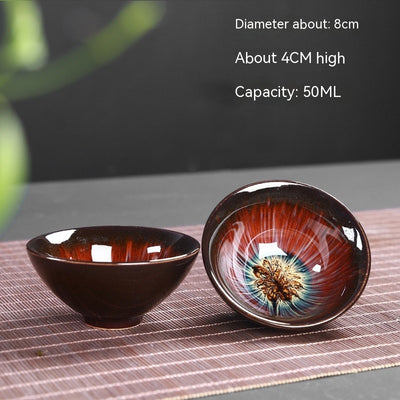 Ceramic Personal Jun Kiln Vintage Teaware