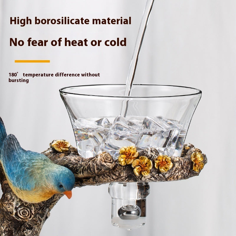 Semi-Automatic Teaware Suit Magnetic Suction Glass Tea Maker