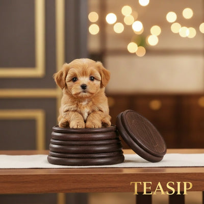 Rosewood Base for Teapot, Vase, and Sculpture Display