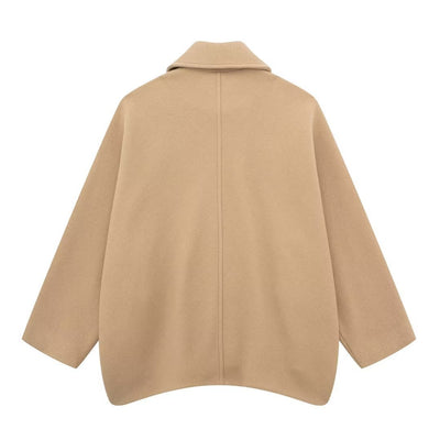 Ladies New Wool Blend Short Coat