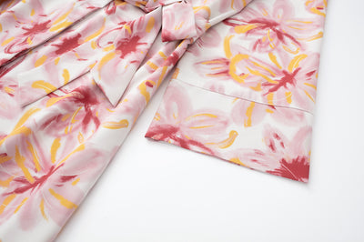 Women's Linen Blend Tropical Suit