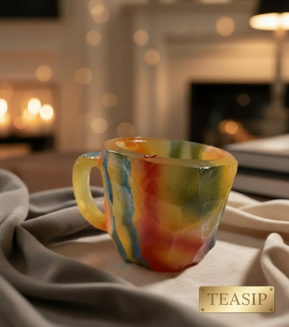 Resin Mineral Crystal Coffee Mug