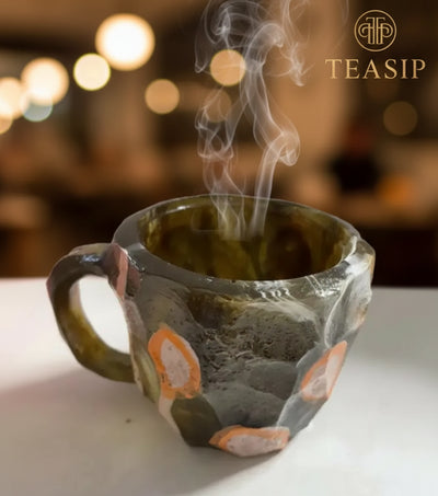 Resin Mineral Crystal Coffee Mug