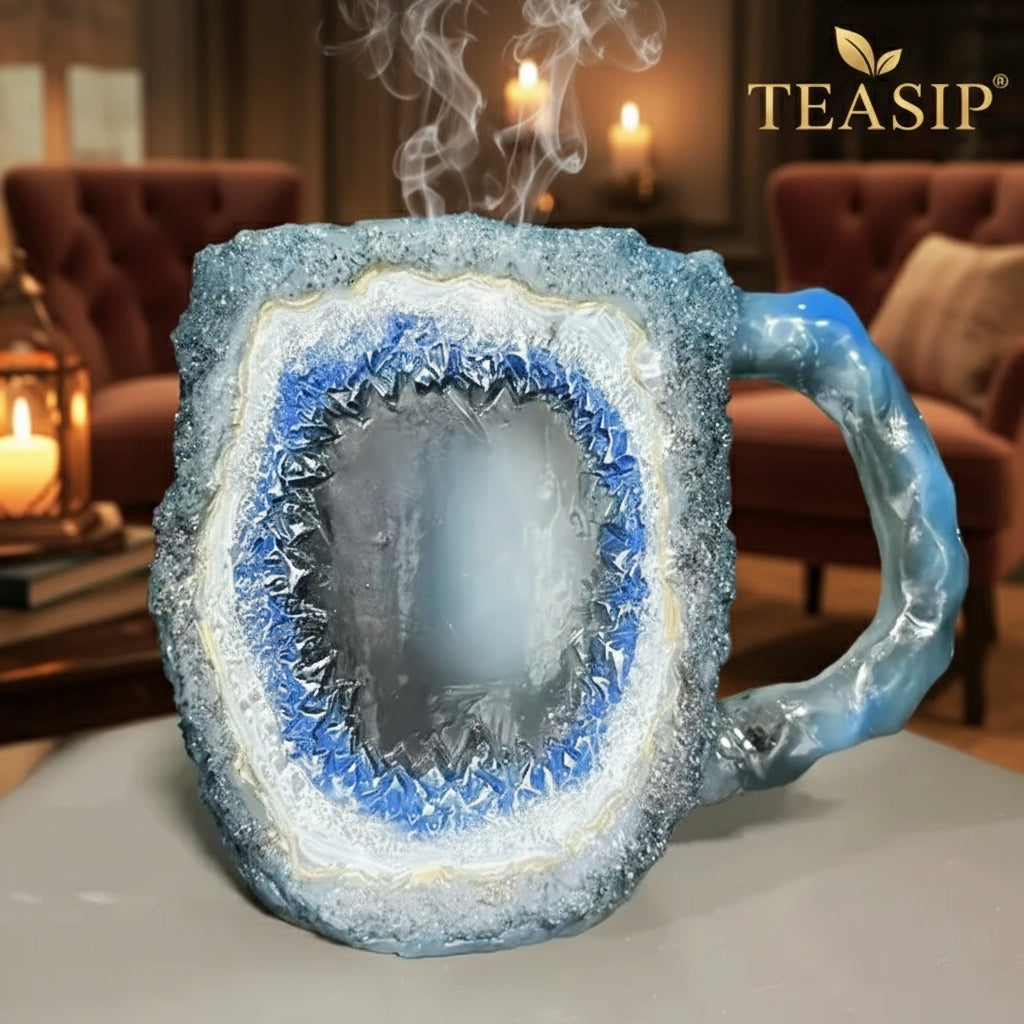 Resin Mineral Crystal Coffee Mug