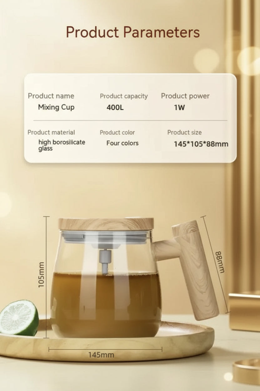 The Effortless Morning Mug – Self-Stirring Magic