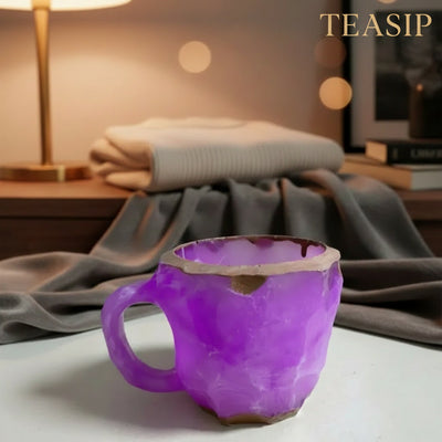 Resin Mineral Crystal Coffee Mug