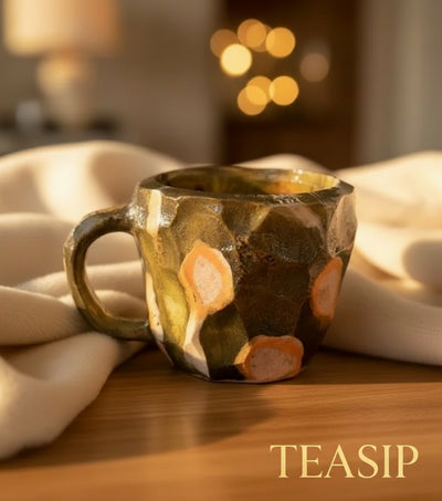Resin Mineral Crystal Coffee Mug