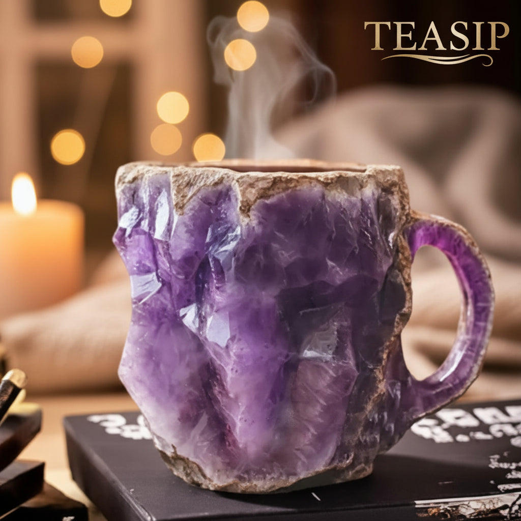 Resin Mineral Crystal Coffee Mug
