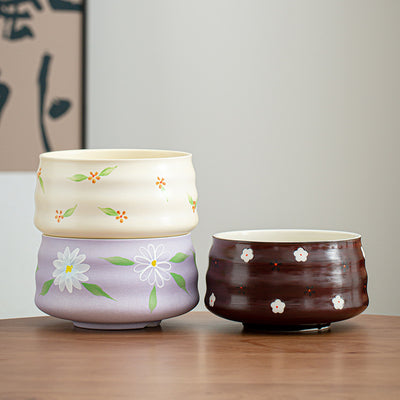 Hand-painted Matcha Bowl Ceramic Teaware Accessories Tea Art Tools