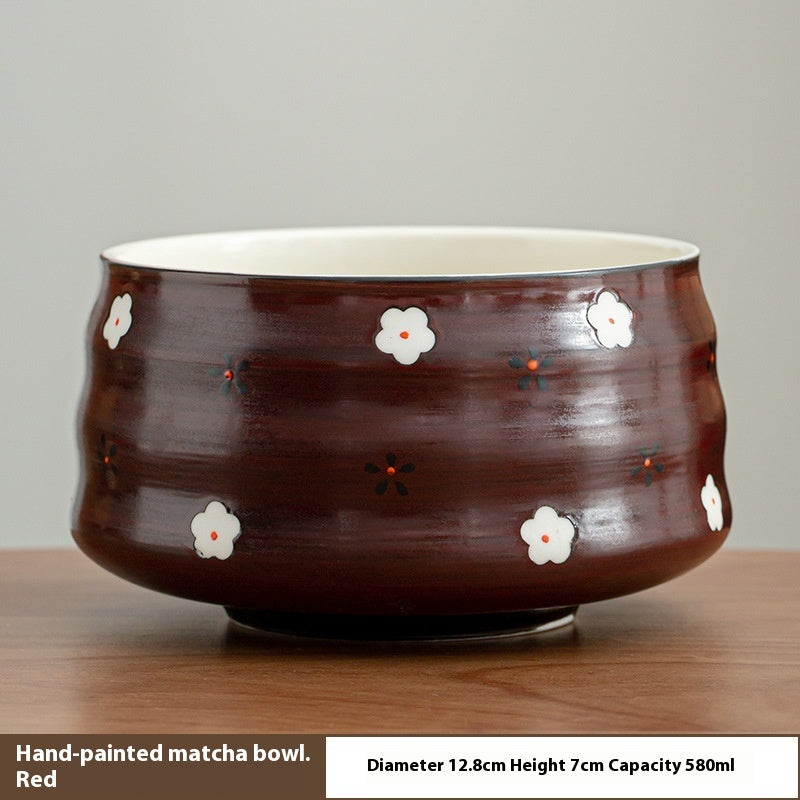 Hand-painted Matcha Bowl Ceramic Teaware Accessories Tea Art Tools
