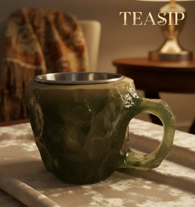 Resin Mineral Crystal Coffee Mug